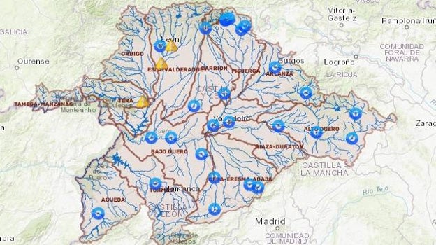 El Puerto del Pico, en Ávila, anota el récord de lluvia de toda España este domingo: 126 litros