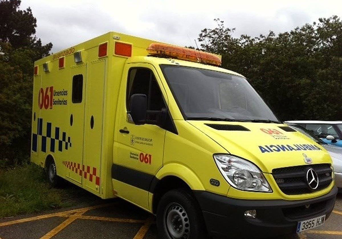 Imagen de archivo de una ambulancia del 061