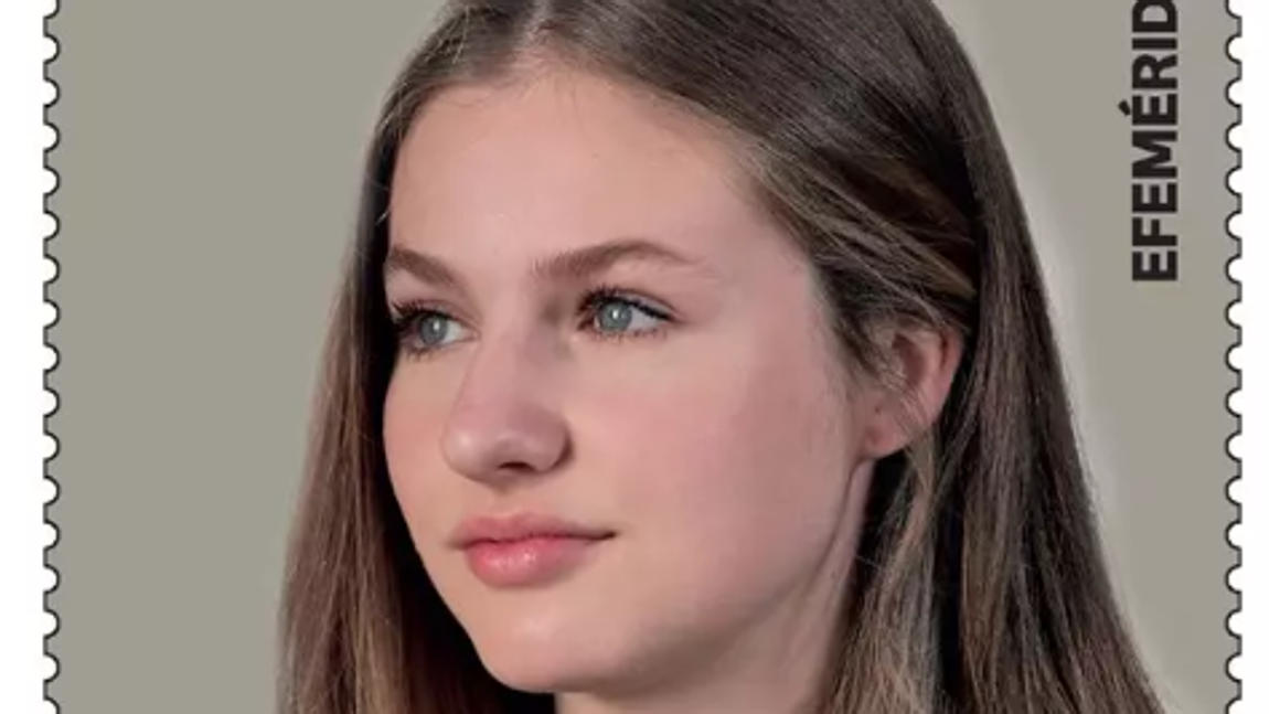 Correos emite un sello especial de la Princesa Leonor con motivo de su 18º cumpleaños