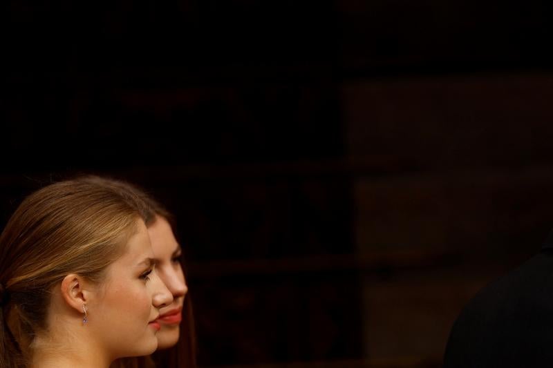 Sus Altezas Reales la Princesa de Asturias, Doña Leonor, y la Infanta, Doña Sofía