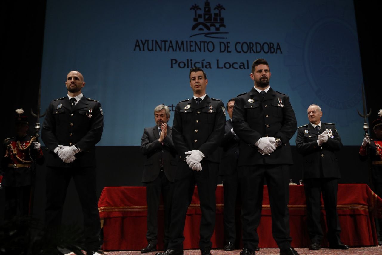 Fotos: La sobria celebración del patrón de la Policía Local de Córdoba