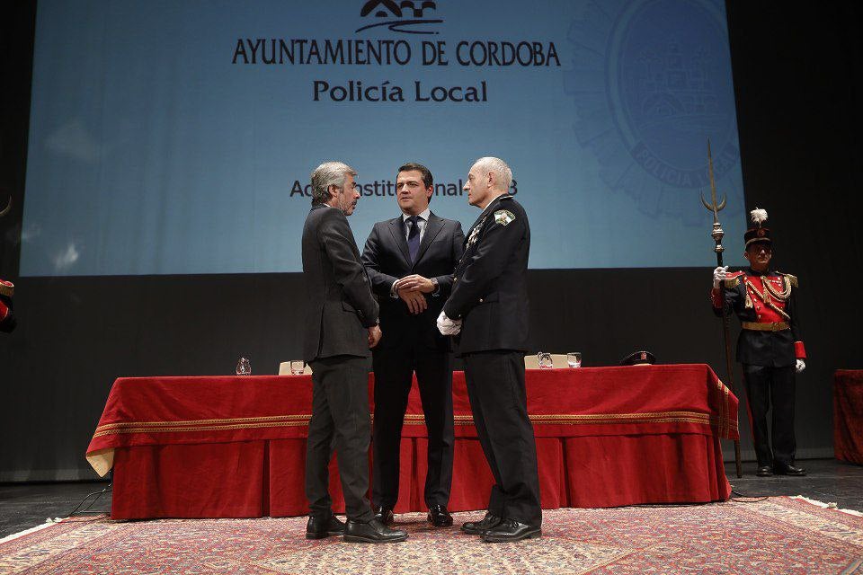 Fotos: La sobria celebración del patrón de la Policía Local de Córdoba