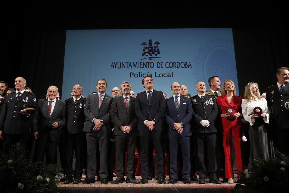 Fotos: La sobria celebración del patrón de la Policía Local de Córdoba