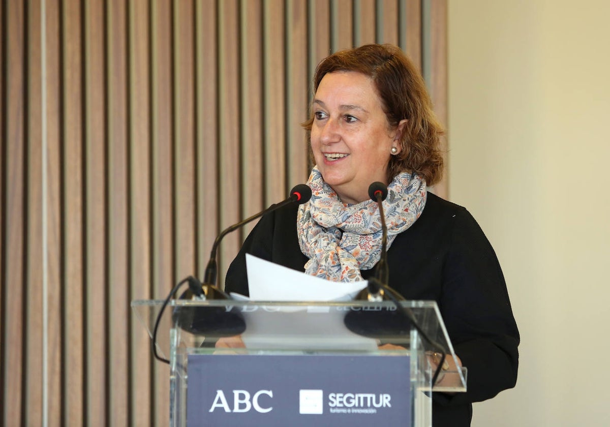 Conchi Cedillo, durante su intervención