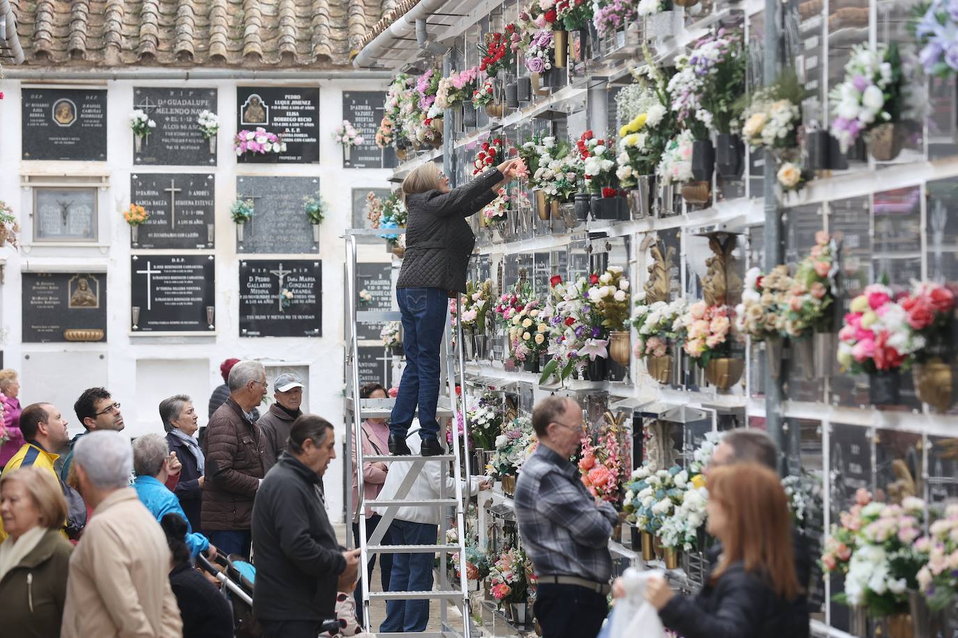 Fotos: Los cementerios de Córdoba se llenan de vida el Día de Todos los Santos