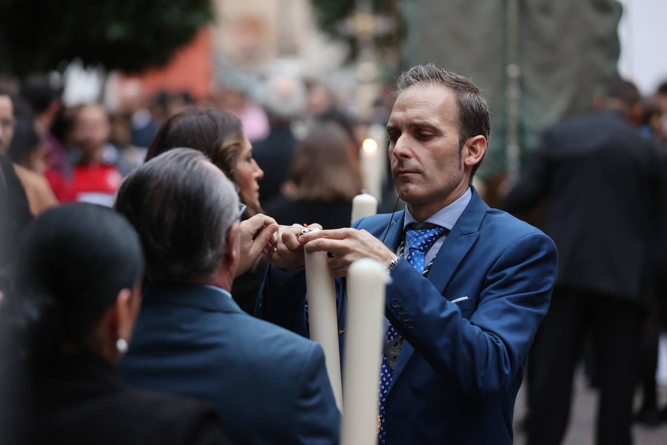 Fotos: Sobriedad y recogimiento en la procesión de la Virgen del Amparo en Córdoba