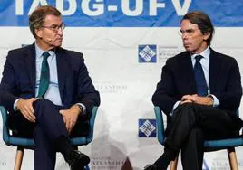 Aznar expresa un total apoyo a Feijóo: «Sánchez es un peligro para la democracia constitucional. No estoy dispuesto a callarme»