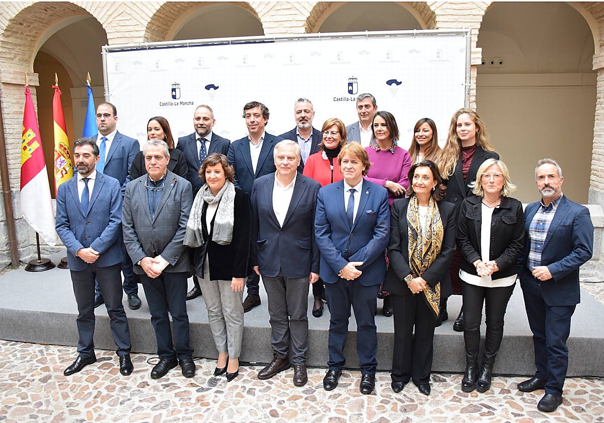 Patricia Franco y Paco Cañizares tras la reunión con los turoperadores en Ciudad Real