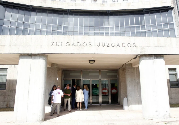 Imagen de archivo de los juzgados de Fontiñas, en Santiago