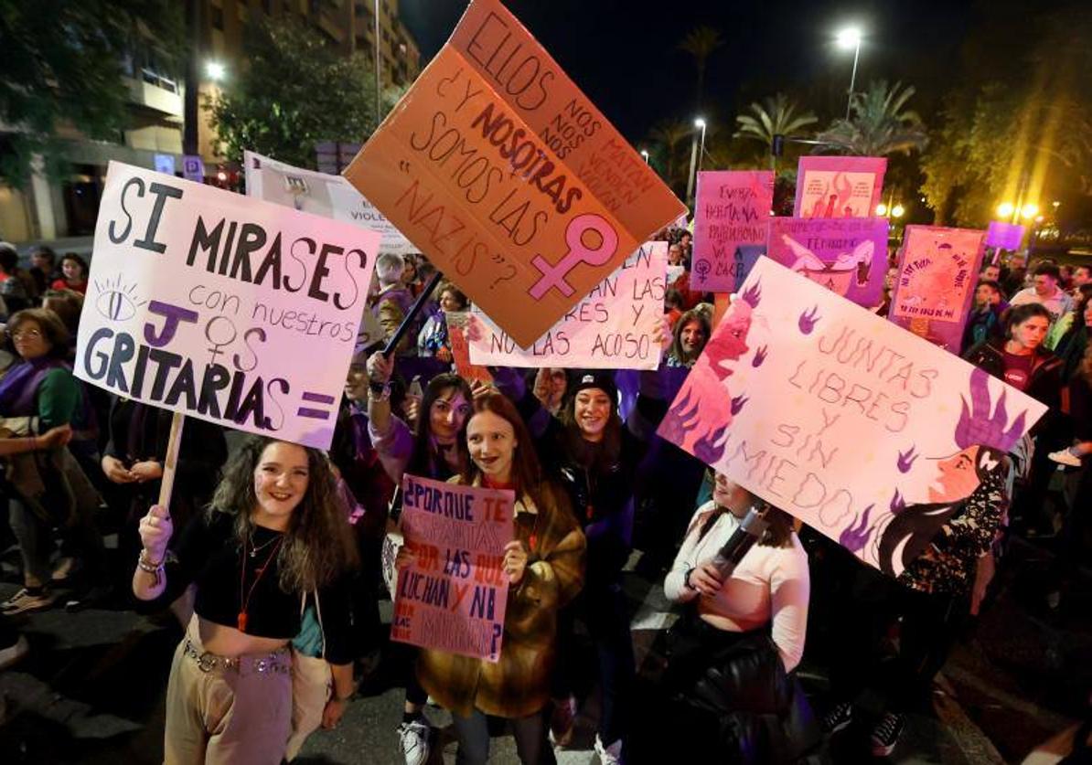 Manifestación por el Día contra la Violencia de Genero celebrada el año pasado en Córdoba
