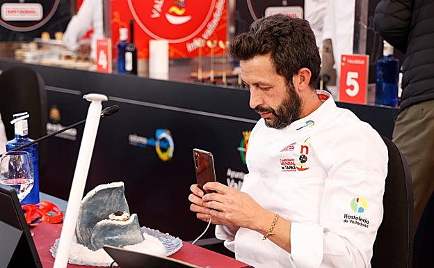 Iván Cerdeño durante el concurso