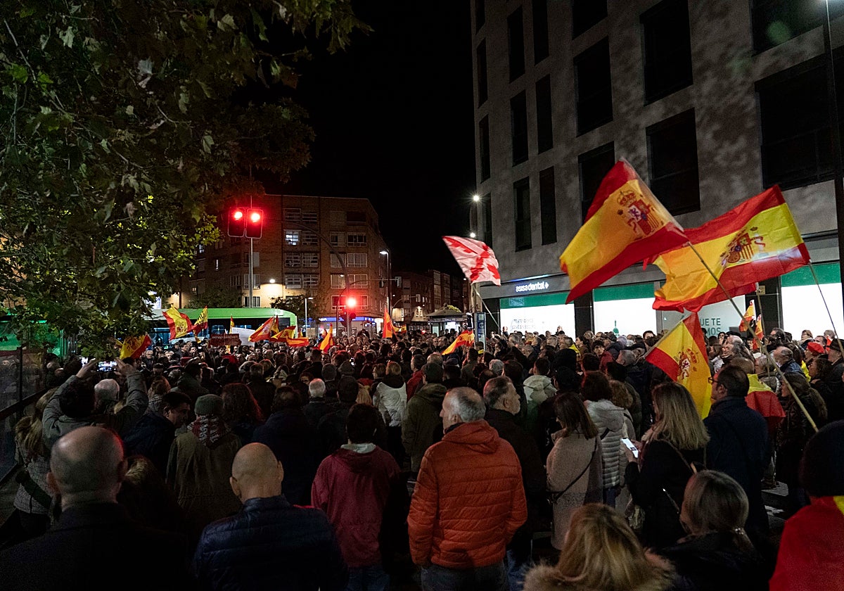Concentración este lunes junto a la sede del PSOE de Valladolid
