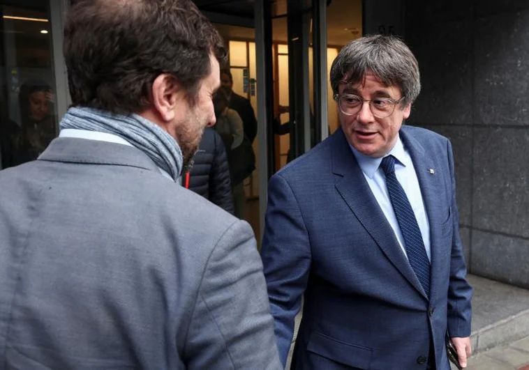 Carles Puigdemont celebra el acuerdo alcanzado en Bruselas