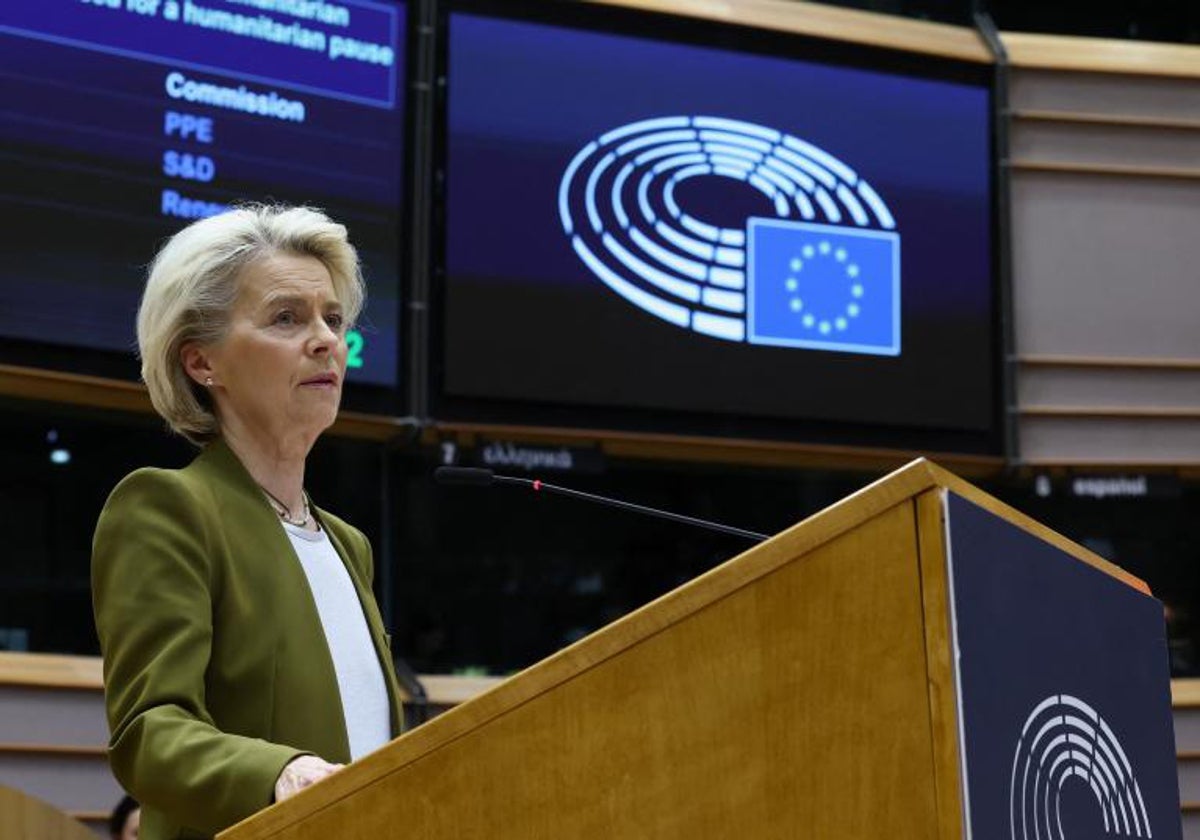 La presidenta de la Comisión Europea, Úrsula von der Leyen