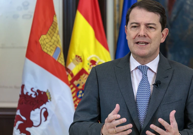 El presidente de la Junta de Castilla y León, Alfonso Fernández Mañueco