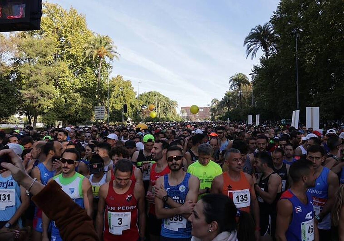 Participantes durante la edición anterior de la Media Maratón de Córdoba 2022
