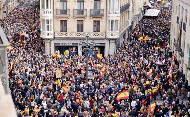 La convocatoria ha concentrado a 17.000 personas en Salamanca, según la organización