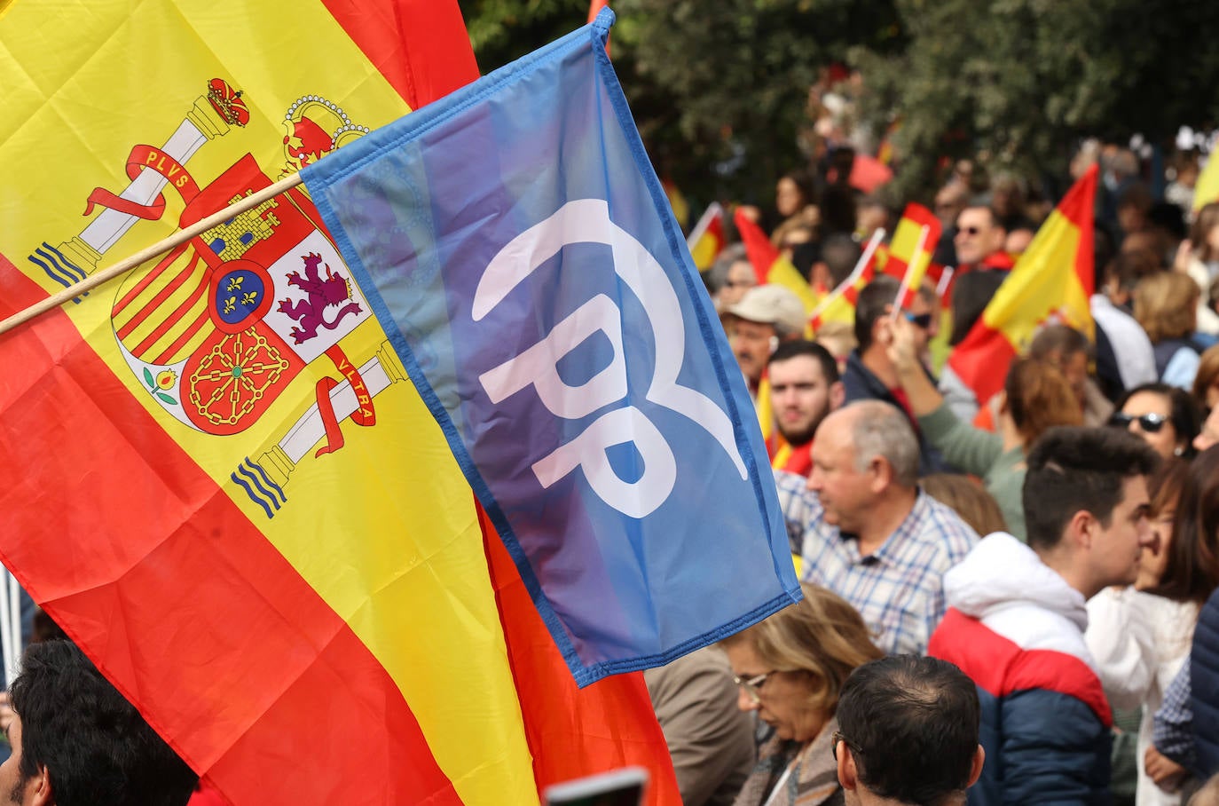 Fotos: la multitudinaria manifestación contra la amnistía en Córdoba