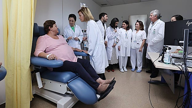 Atención en el hospital de día de diabetes del Reina Sofía