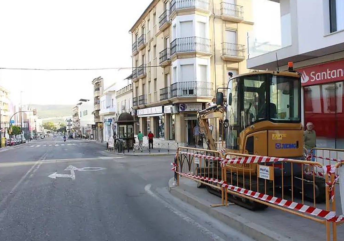 Una de las zonas barajadas para el aparcamiento en Lucena