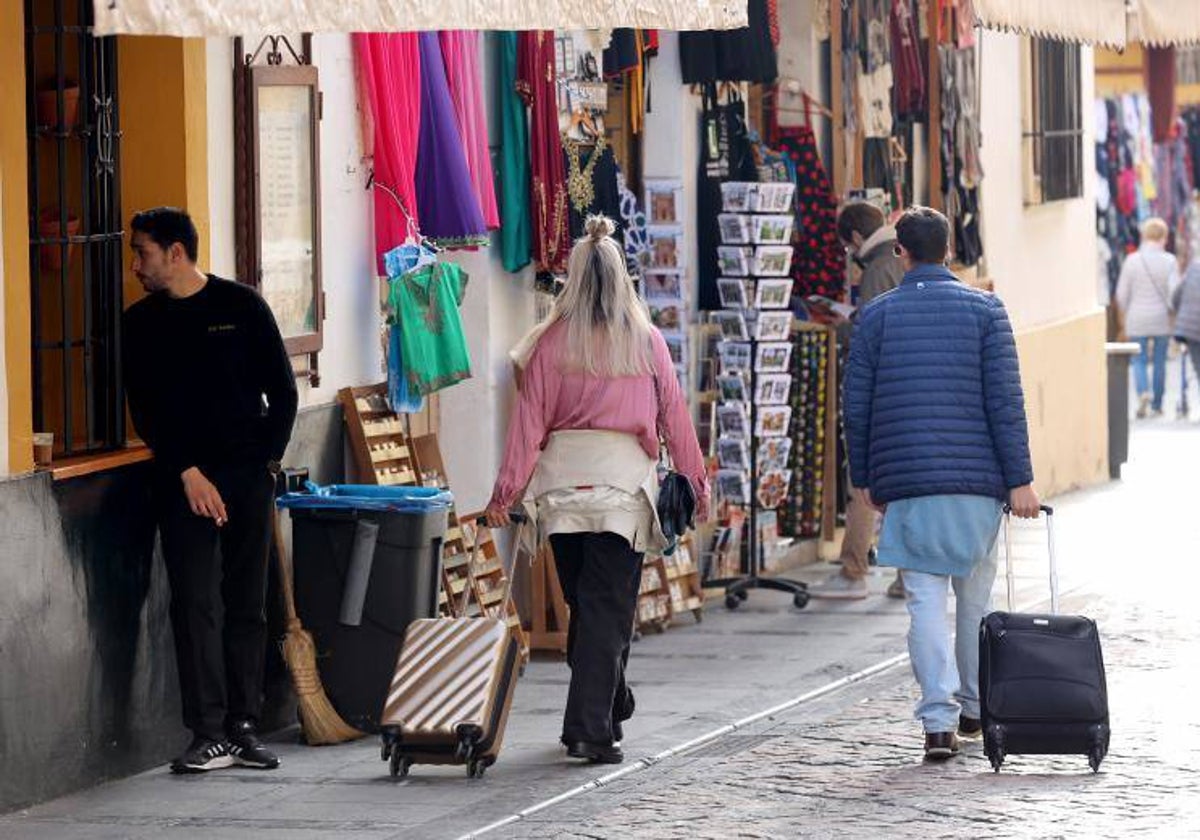 Turistas por el centro de Córdoba
