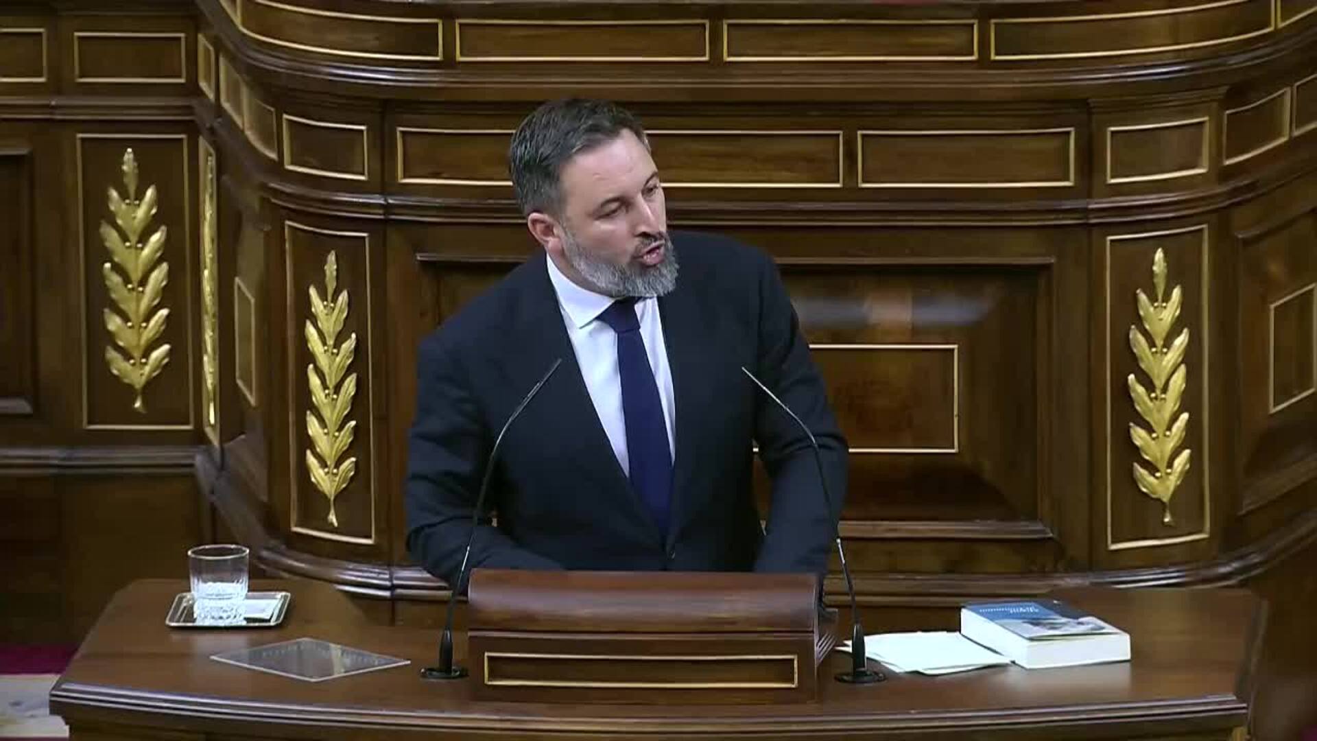 Abascal acusa a Sánchez de dar un golpe de Estado y de subvertir el ...