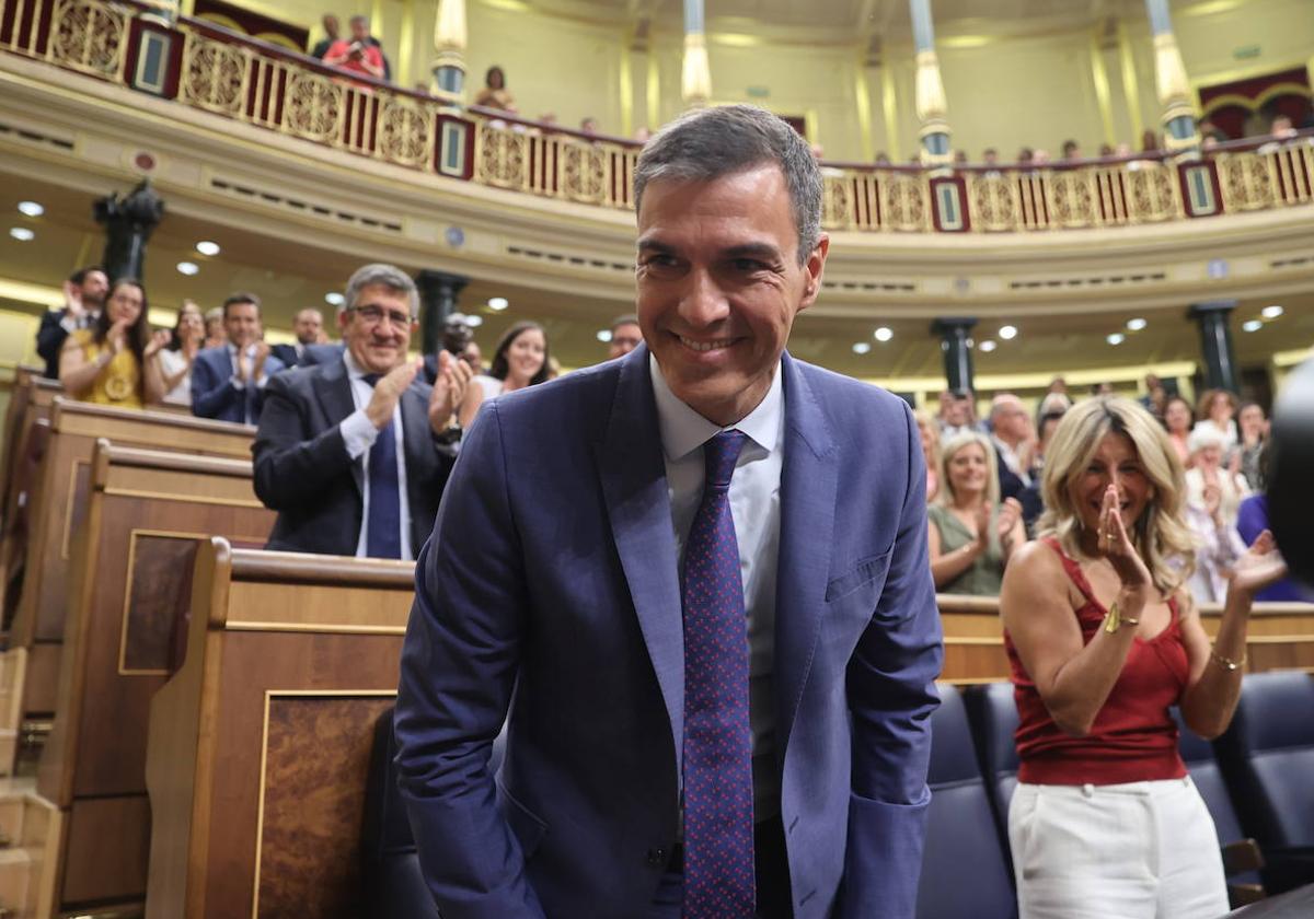 El presidente del Gobierno en funciones Pedro Sánchez