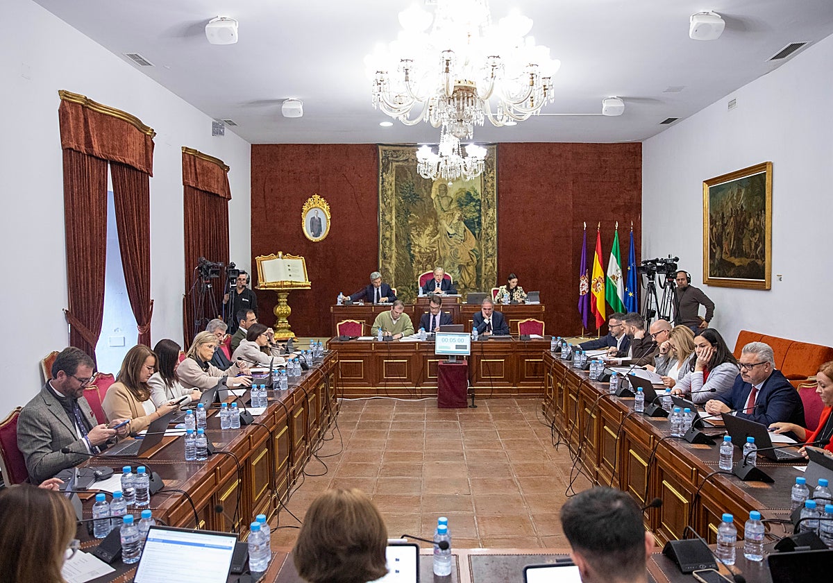 Sesión plenaria en el Palacio de la Merced