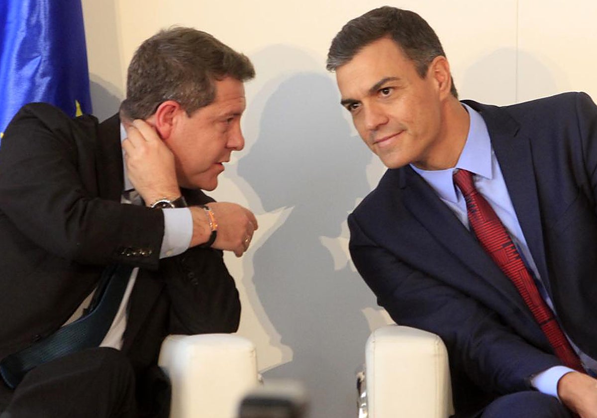 Page y Sánchez en una foto de archivo