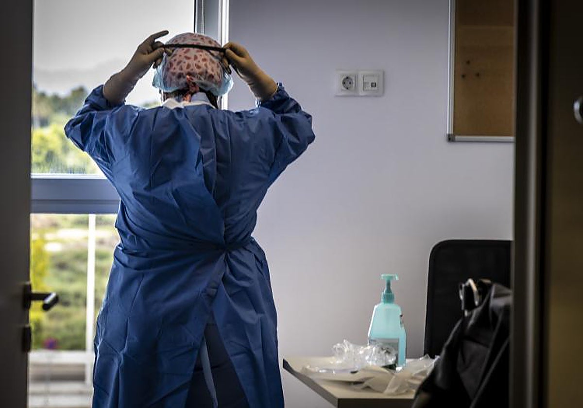 Personal sanitario en un hospital de la Comunidad Valenciana.
