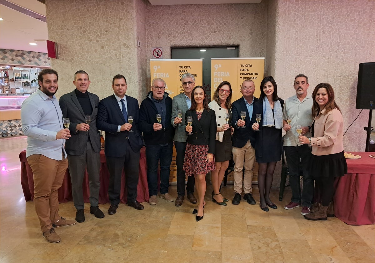 Imagen tomada durante la presentación de la 9ª Feria del Cava Valenciano