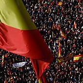 Guerra de cifras en la manifestación de Madrid: 170.000 según el Gobierno, casi un millón según la organización