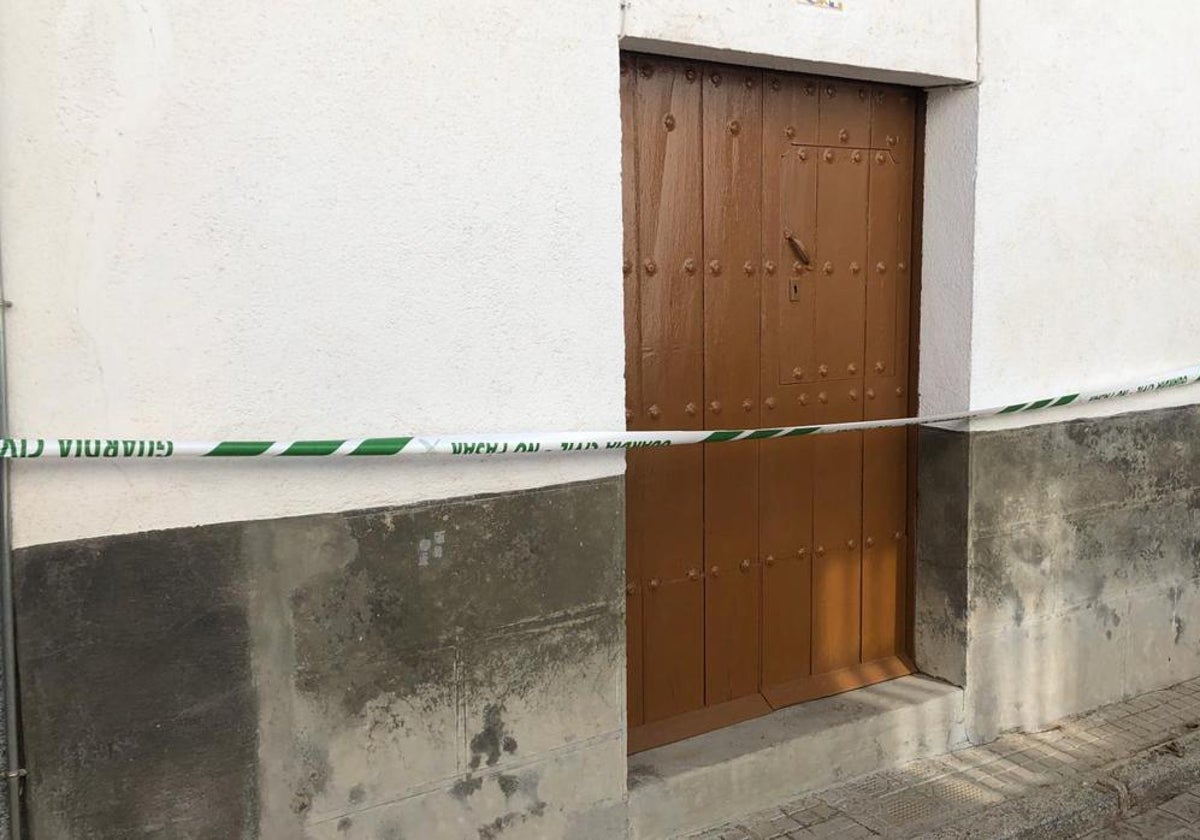 Fachada de la casa en la que ocurrieron los hechos en febrero de 2020 en Torrecampo