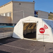 Un hospital de campaña en El Hierro refuerza la asistencia a migrantes