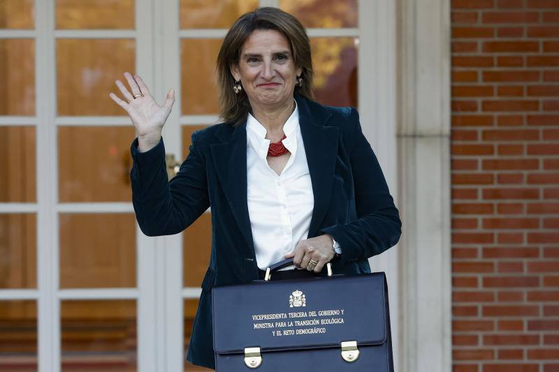 La vicepresidenta tercera del Gobierno y ministra de Transición Energética y Reto Demográfico, Teresa Ribera
