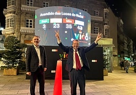 Vigo 'alumbra' la Navidad con sus luces y los hoteles llenos todos los fines de semana
