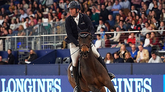 Un jinete durante la Madrid Hose Week