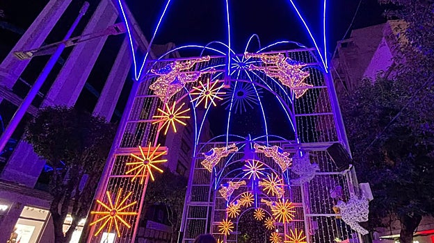 Luces de Navidad en Jaén