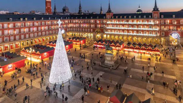 El mercadillo navideño de la Plaza Mayor