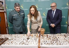 Recuperan más de mil piezas arqueológicas de las épocas celtíbera, romana y medieval expoliadas en yacimientos de Soria