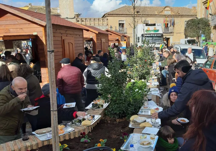 Ambiente del Día de la Cebolleta del año pasado, que reunió a numerosos visitantes