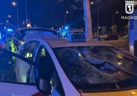 Detenido el taxista que arrolló a un hombre en Chamberí tras dar positivo en cocaína