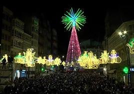 Así ha sido el encendido de las luces de Navidad en Vigo: «Que se prepare el alcalde de Nueva York»
