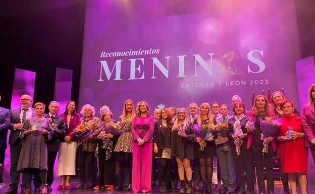 Entrega de los Premios Menina en los que fue reconocido Díez