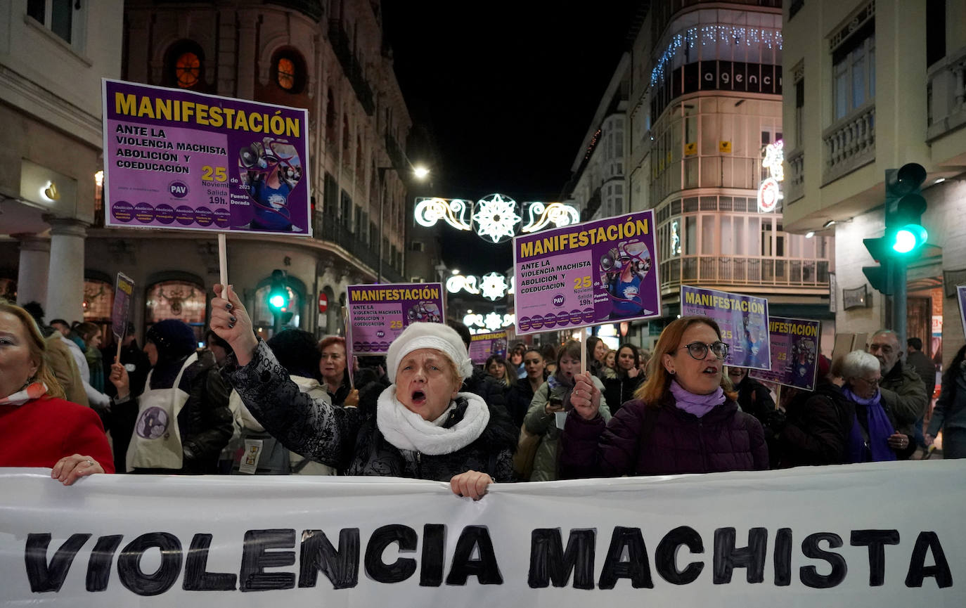 Cientos de personas se suman a la manifestación convocada en Valladolid