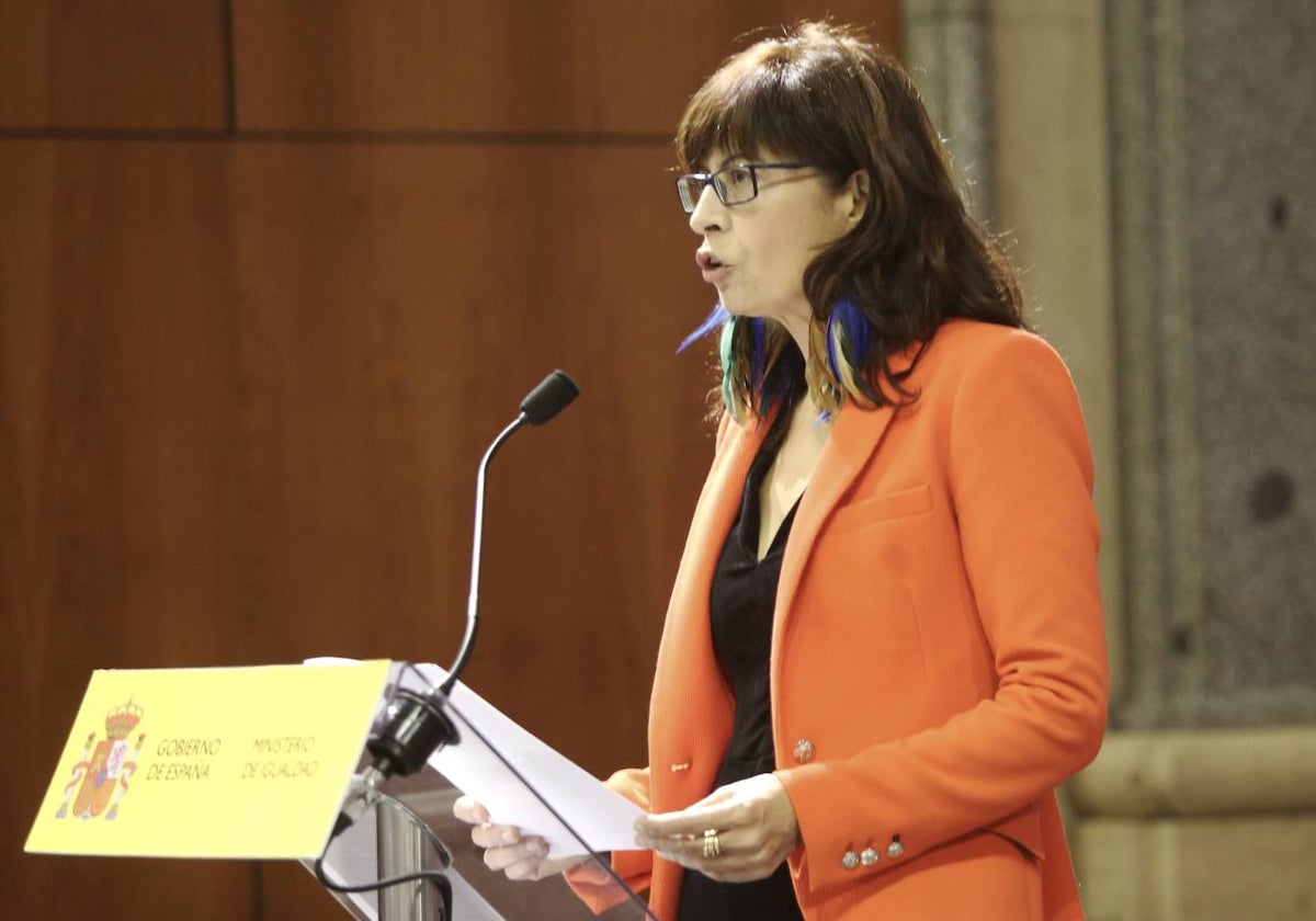 La ministra de Igualdad Ana Redondo