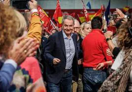 Tras una década opacado, Zapatero vuelve para apoyar a Sánchez y reivindicarse