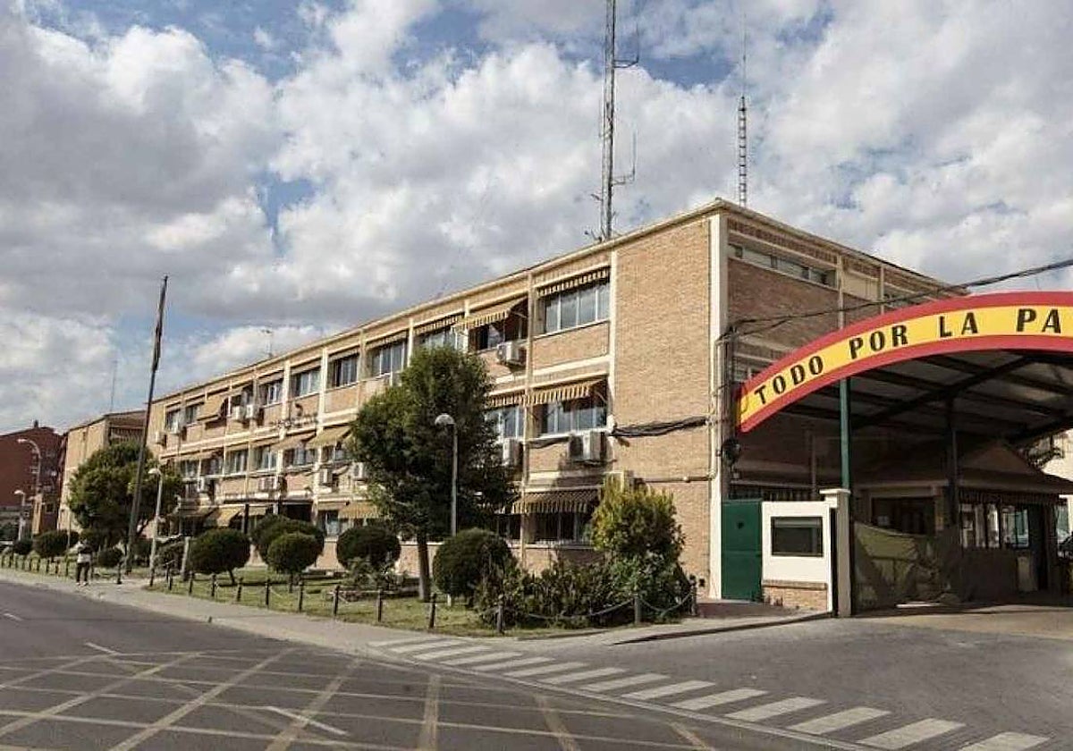 Acuertelameinto actual en la avenida de Barber de Toledo
