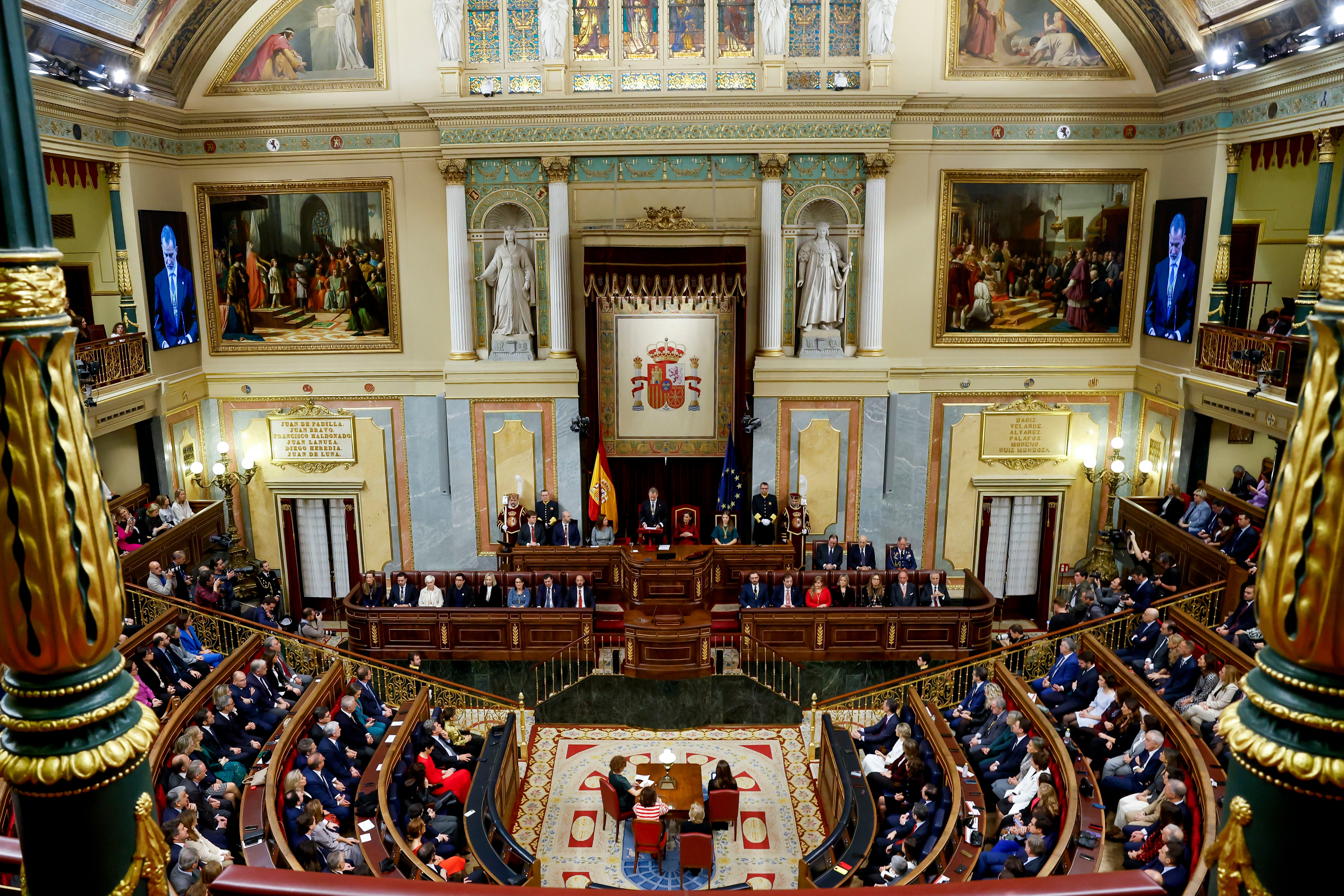 Vista general de la solemne apertura de la XV Legislatura