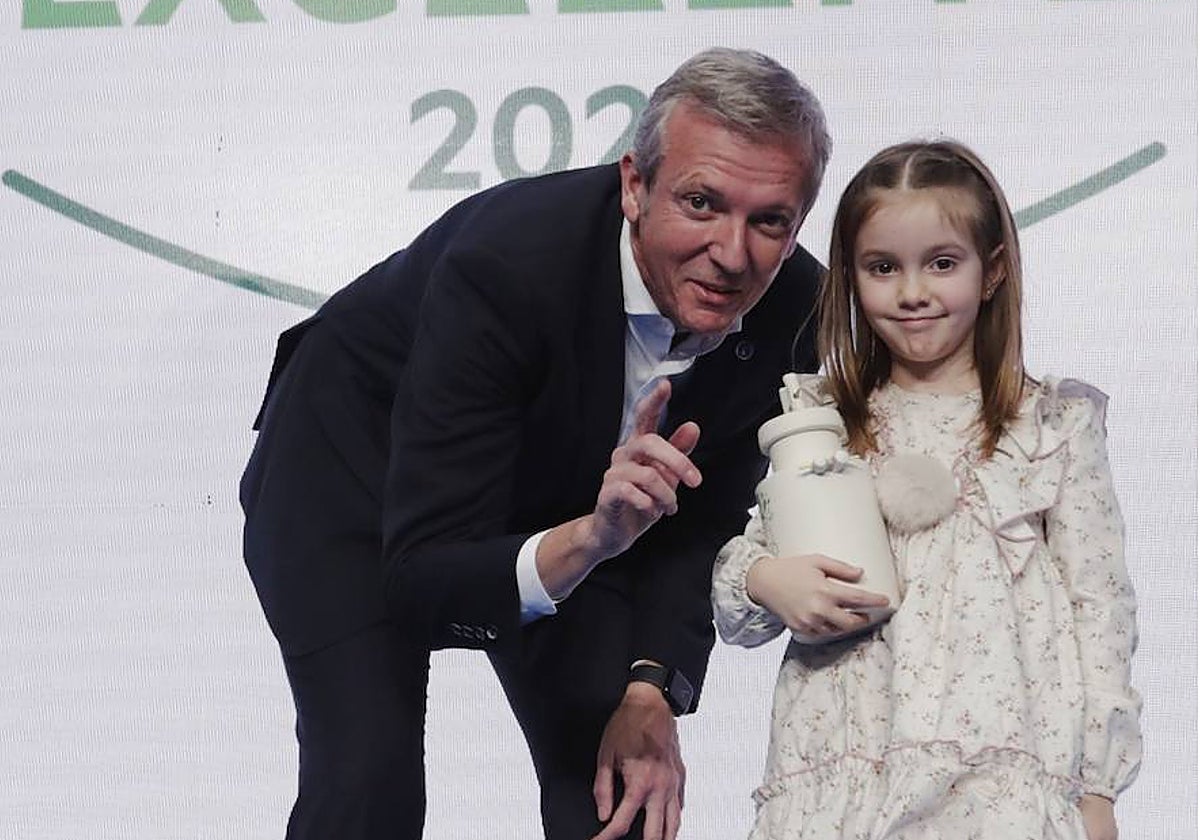 Rueda, este viernes durante una entrega de premios en Santiago